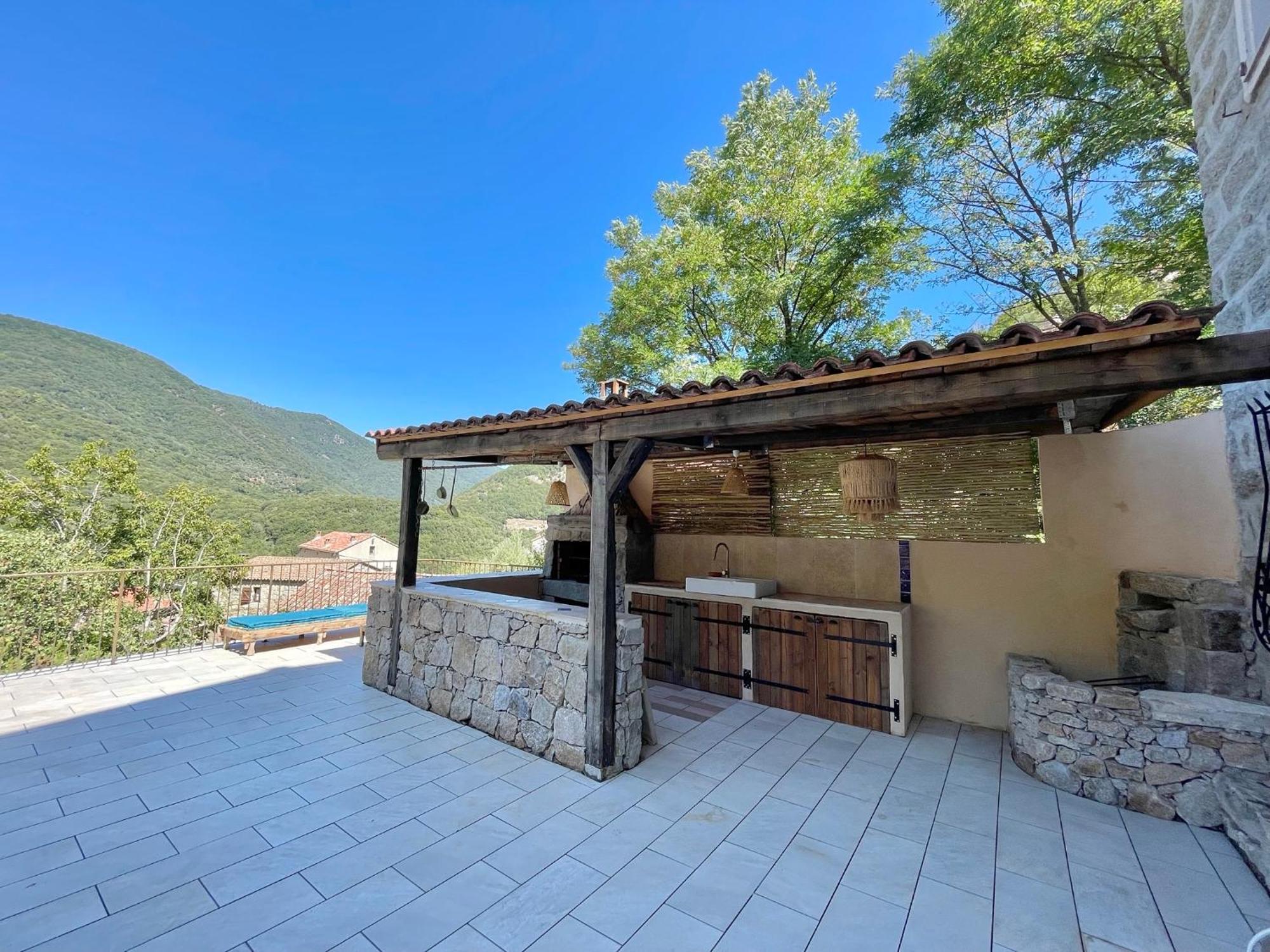 Casa Arena Authentique Maison De Village Avec Piscine Au Coeur De L'Alta Rocca - Zoza Exterior photo