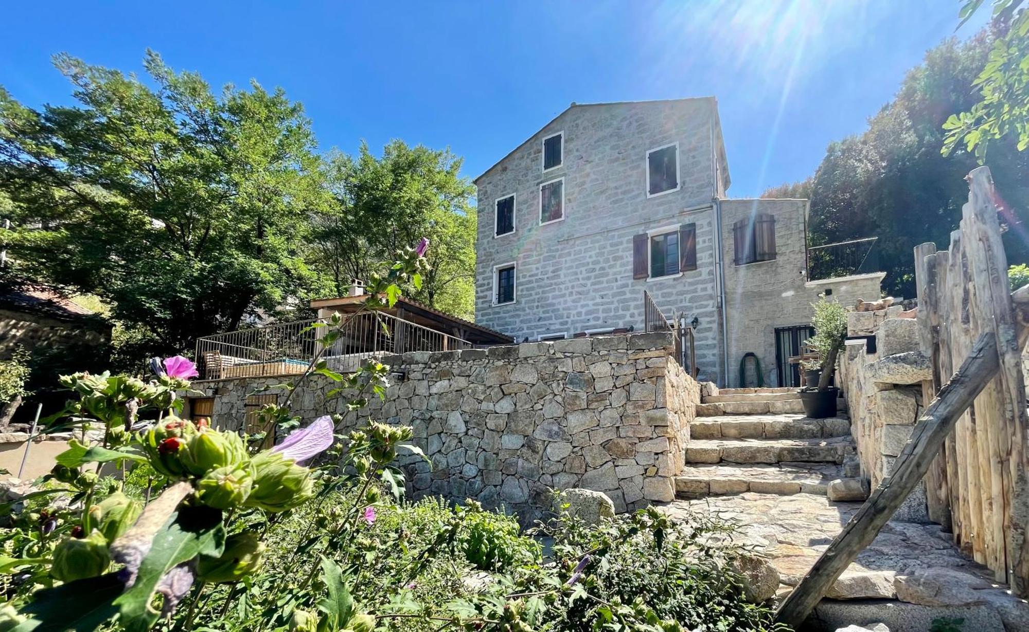 Casa Arena Authentique Maison De Village Avec Piscine Au Coeur De L'Alta Rocca - Zoza Exterior photo