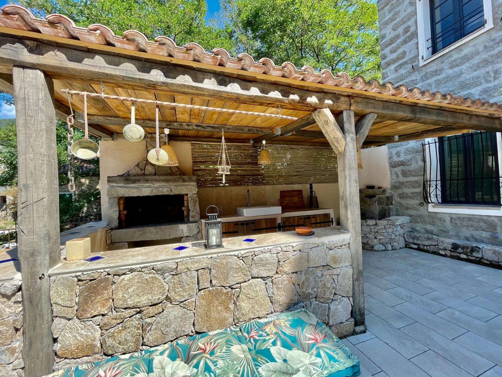 Casa Arena Authentique Maison De Village Avec Piscine Au Coeur De L'Alta Rocca - Zoza Exterior photo