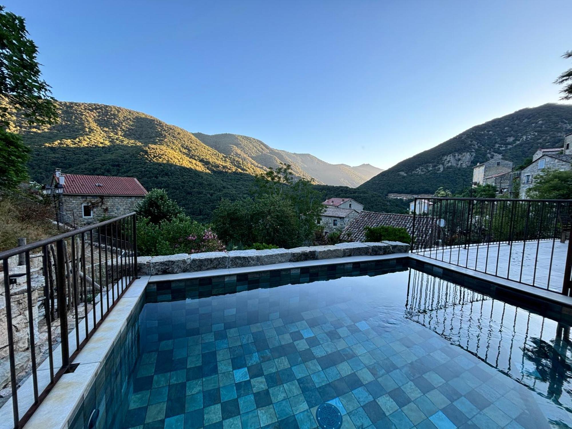 Casa Arena Authentique Maison De Village Avec Piscine Au Coeur De L'Alta Rocca - Zoza Exterior photo